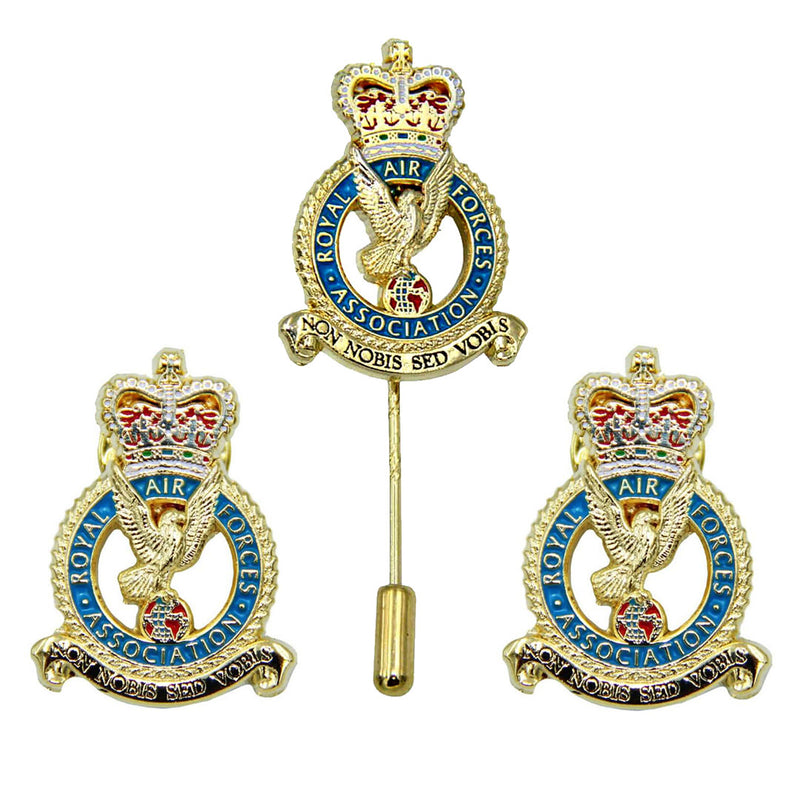 RAF Association Crest Lapel Pin - RAFATRAD