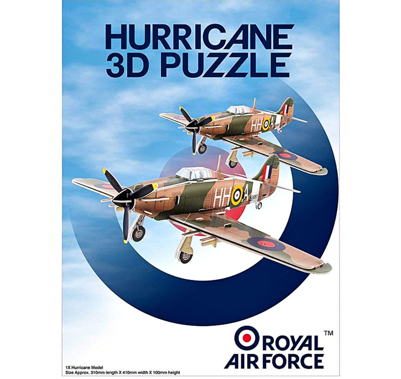 3D AircRAFt Puzzle - Hurricane - RAFATRAD