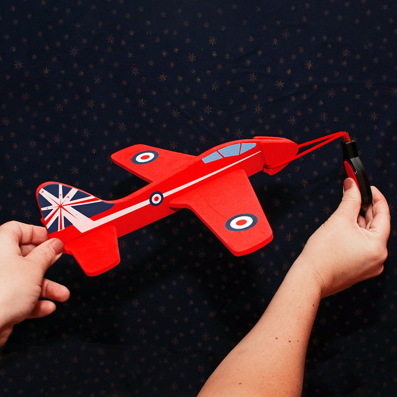 Red Arrows Foam Glider With Catapult - RAFATRAD