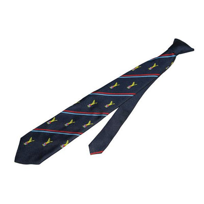 RAFA Silk Striped-Crested Tie - RAFATRAD