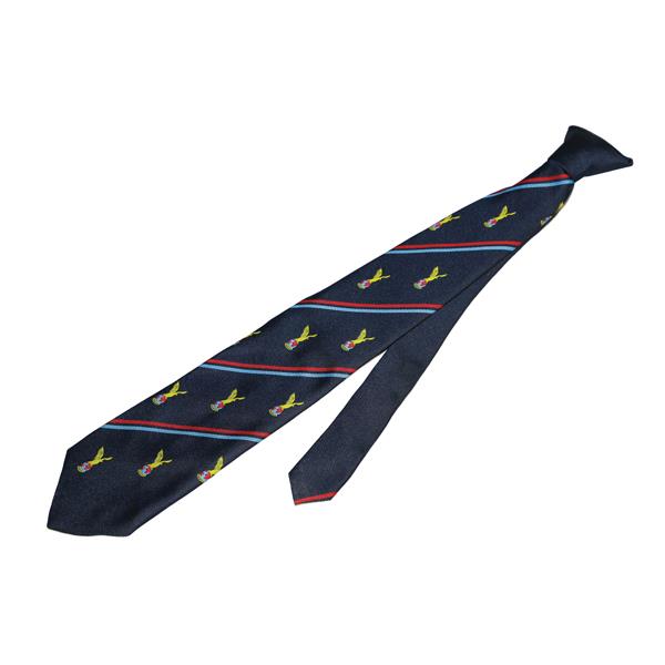 RAFA Silk Striped-Crested Tie - RAFATRAD