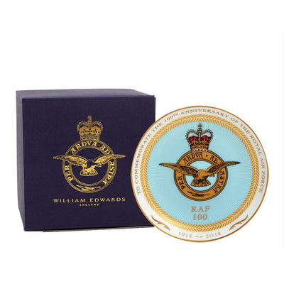 RAF100 Royal Air Force 100 Commemorative Coaster & Gift Box by William Edwards - RAFATRAD