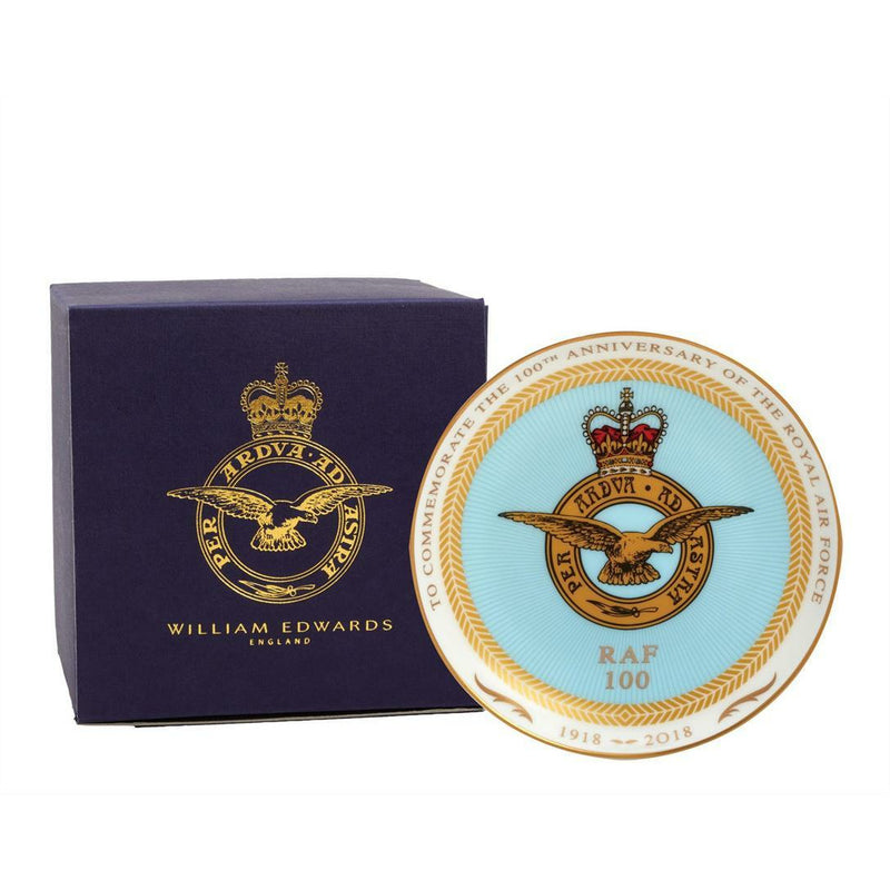 RAF100 Royal Air Force 100 Commemorative Coaster & Gift Box by William Edwards - RAFATRAD