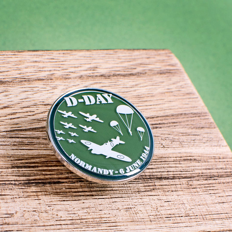 D Day Badge - Green