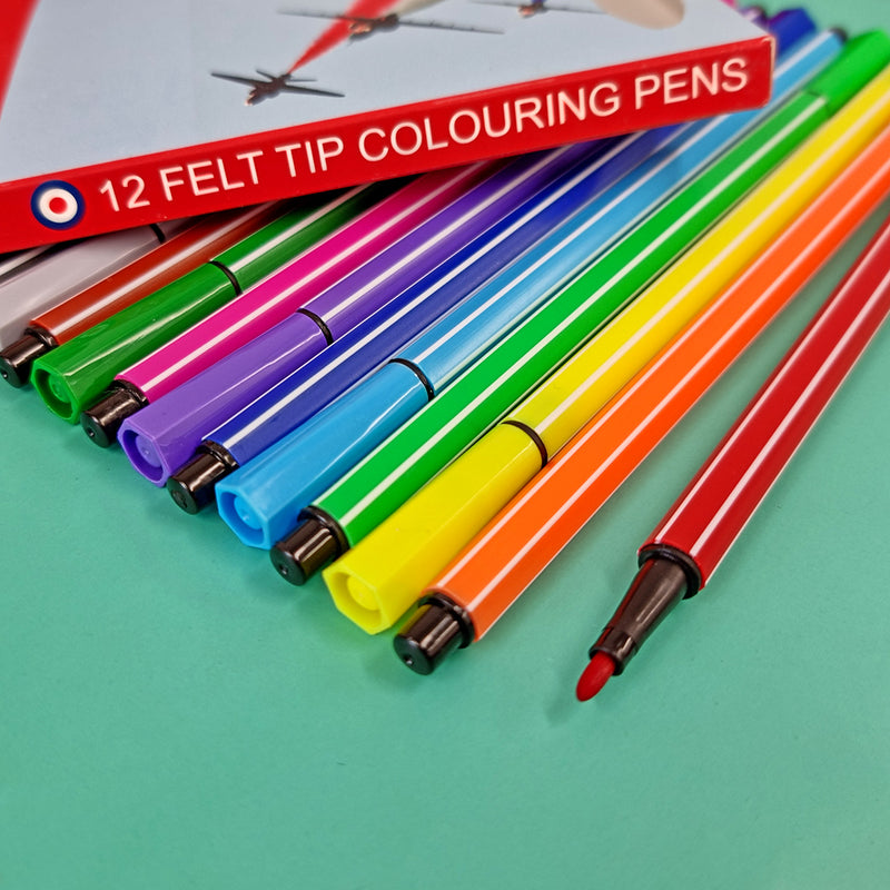 Red Arrows 12 Pack Fibre Tips - RAFATRAD