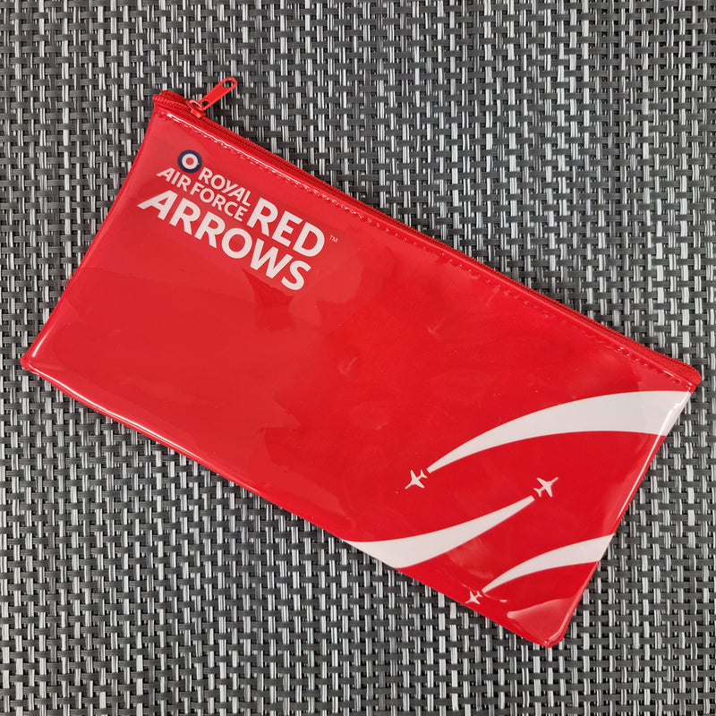 Red Arrows Flat PVC Pencil Case - RAFATRAD