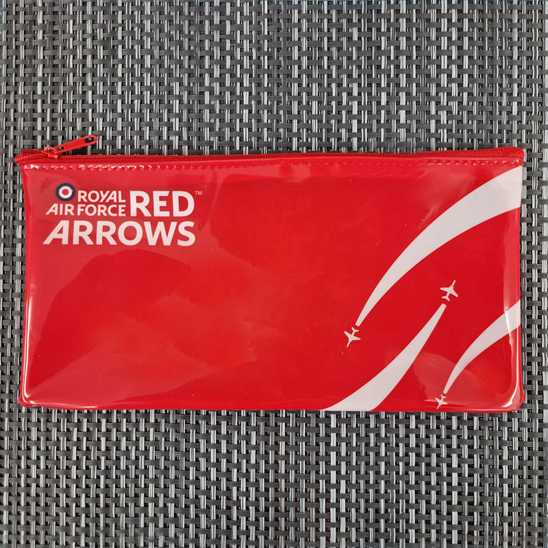 Red Arrows Flat PVC Pencil Case - RAFATRAD