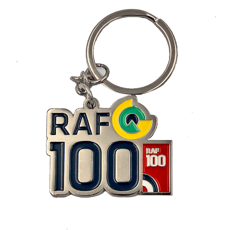 RAF100 Logo & Roundel Keyring - RAFATRAD