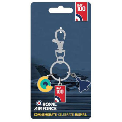 RAF100 Trinket Keyring - Eurofighter - RAFATRAD
