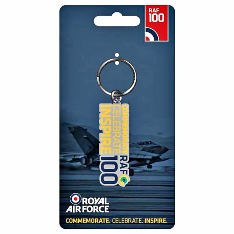 RAF100 Commemorate Celebrate Inspire Keyring - RAFATRAD