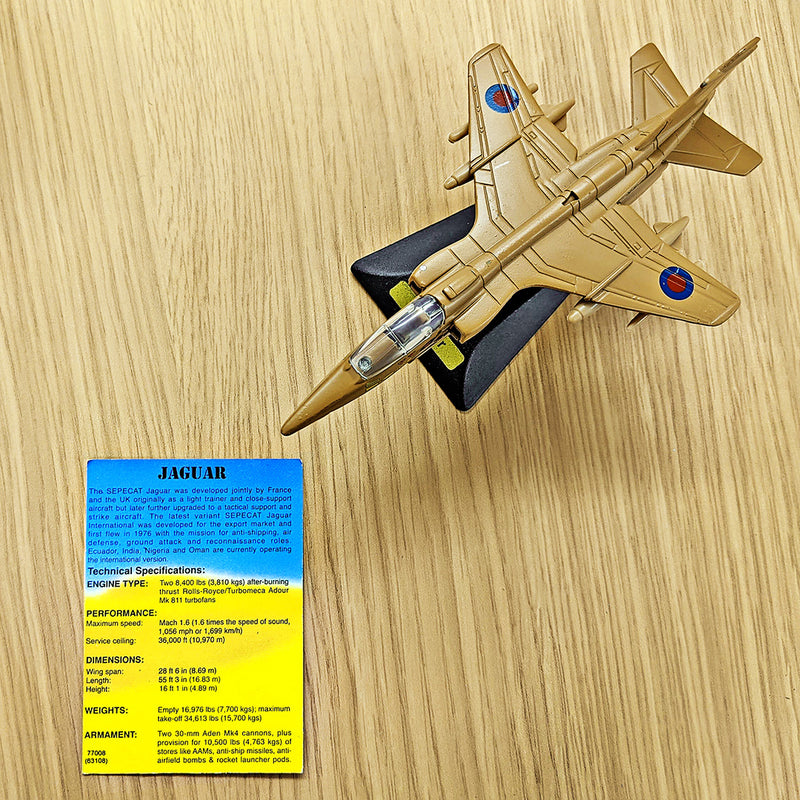 RAF Die-Cast Jaguar Model Aircraft - RAFATRAD