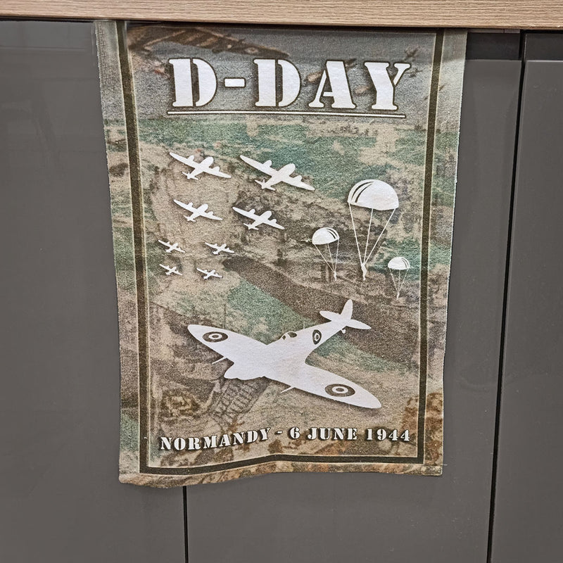 D-Day Photo Tea Towel