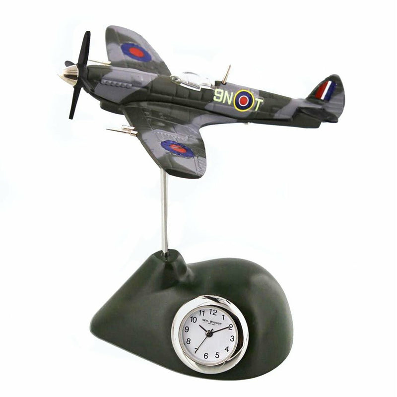 Aircraft Desk Clock - Spitfire - RAFATRAD