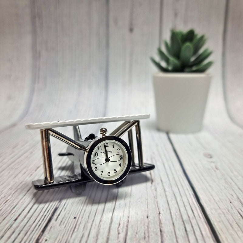 Clock - Miniature - Bi Plane - RAFATRAD