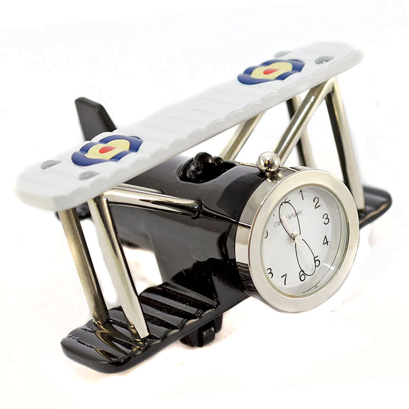 Clock - Miniature - Bi Plane - RAFATRAD