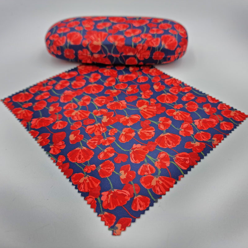 RBL Watercolour Poppy Glasses Case - RAFATRAD