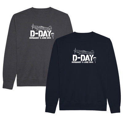 D-Day Anniversary Spitfire Sweatshirt Jumper - RAFATRAD