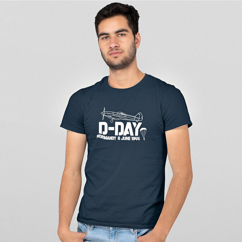D-Day Anniversary Spitfire T-Shirt - RAFATRAD