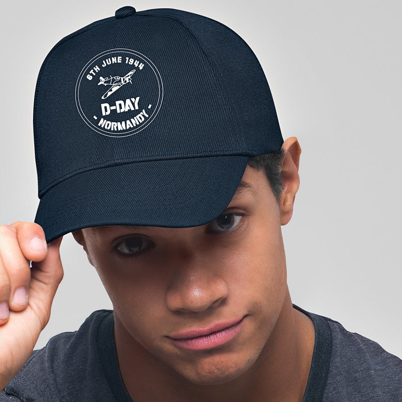 D-Day Anniversary Spitfire Print Cap - RAFATRAD