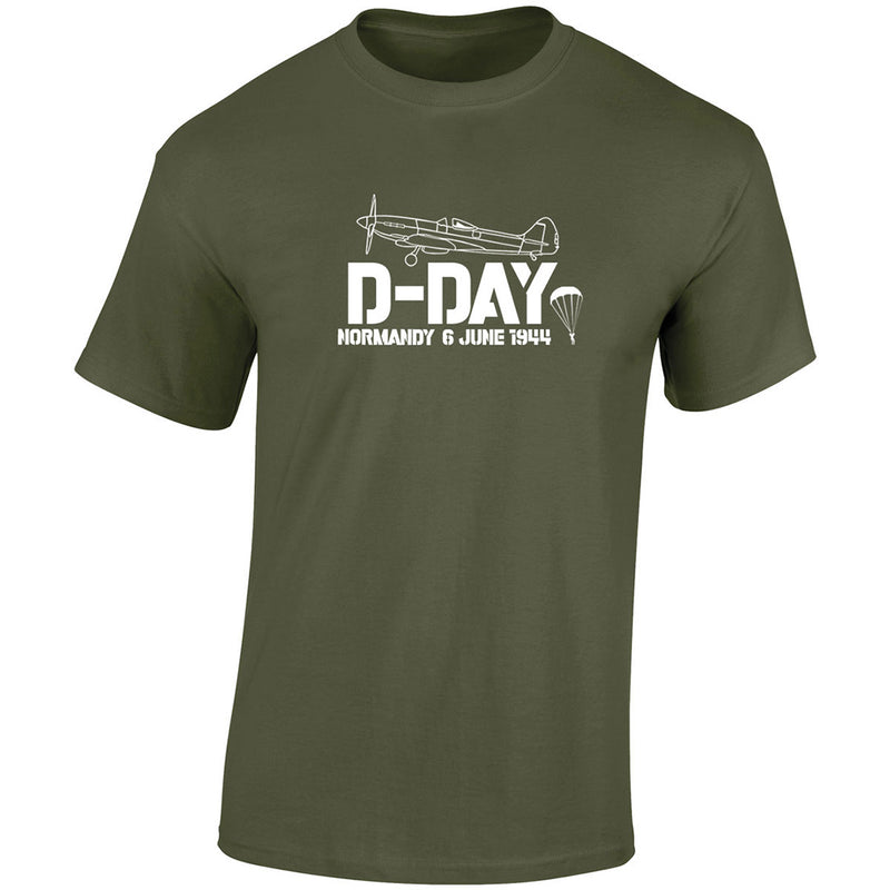 D-Day Anniversary Spitfire T-Shirt - RAFATRAD