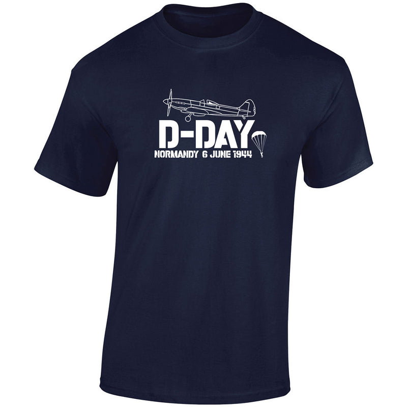 D-Day Anniversary Spitfire T-Shirt - RAFATRAD