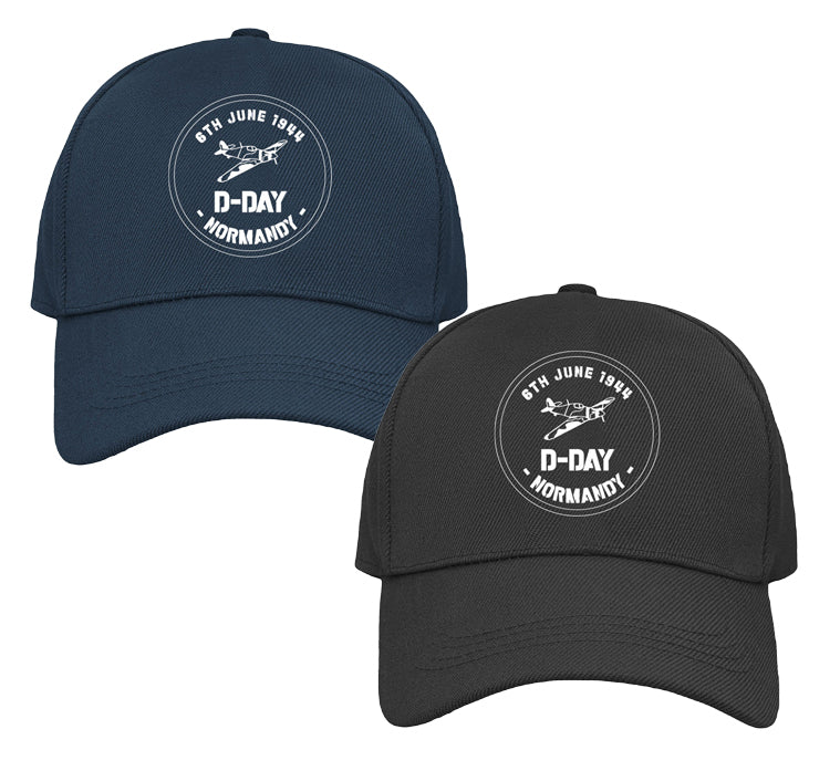 D-Day Anniversary Spitfire Print Cap