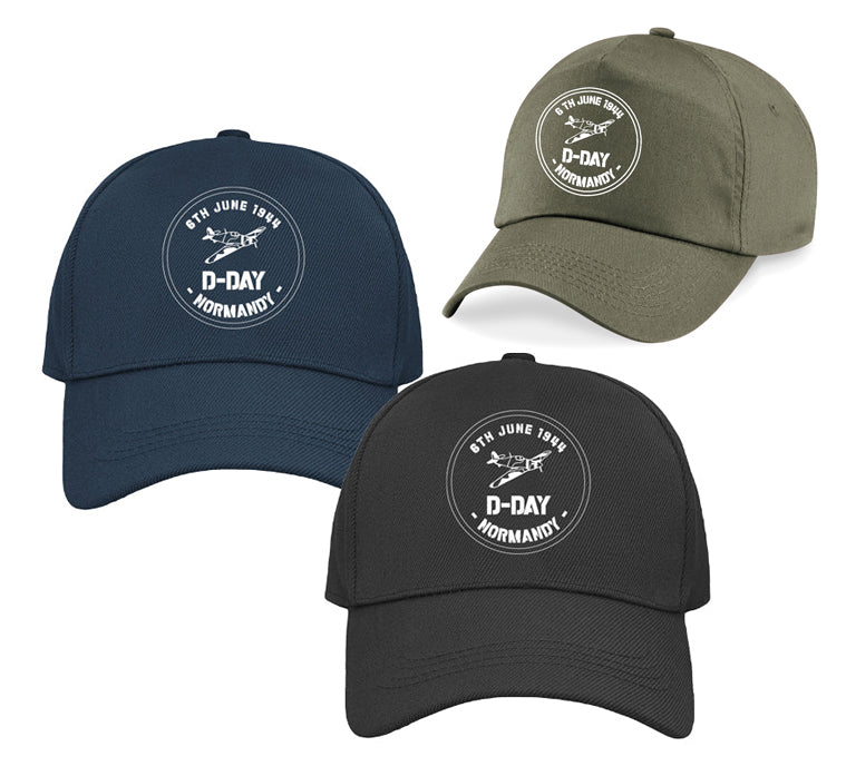 D-Day Anniversary Spitfire Print Cap