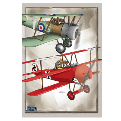 RAF Red Baron Greetings Card - RAFATRAD