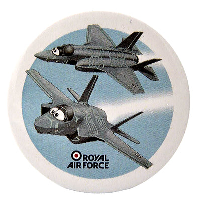 F-35 Lightning Button Badge - RAFATRAD