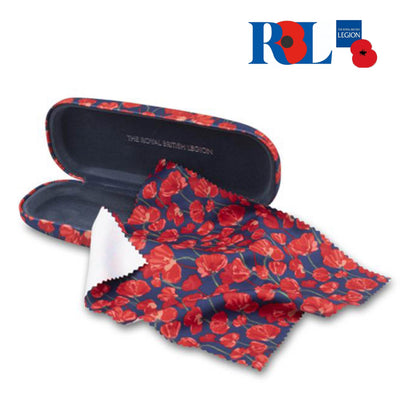 RBL Watercolour Poppy Glasses Case - RAFATRAD