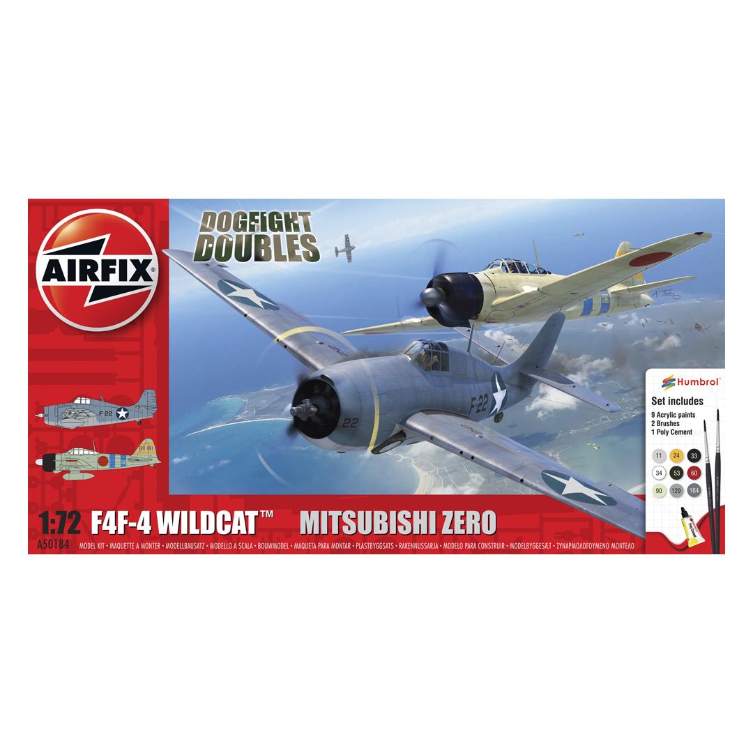 Grumman F-4F4 Wildcat & Mitsubishi Zero Dogfight Double - RAFATRAD