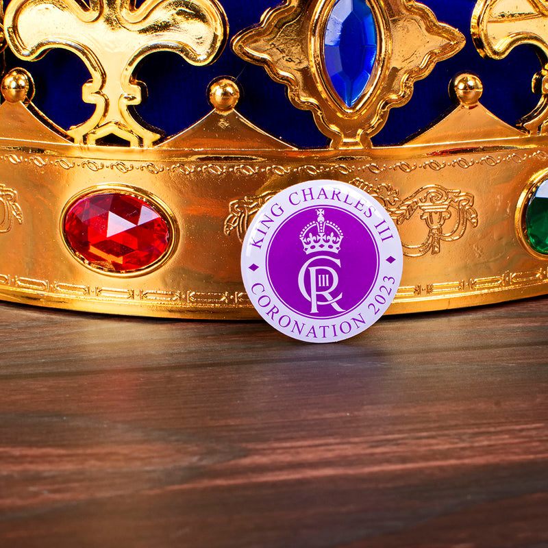 Kings Coronation Pin Badge
