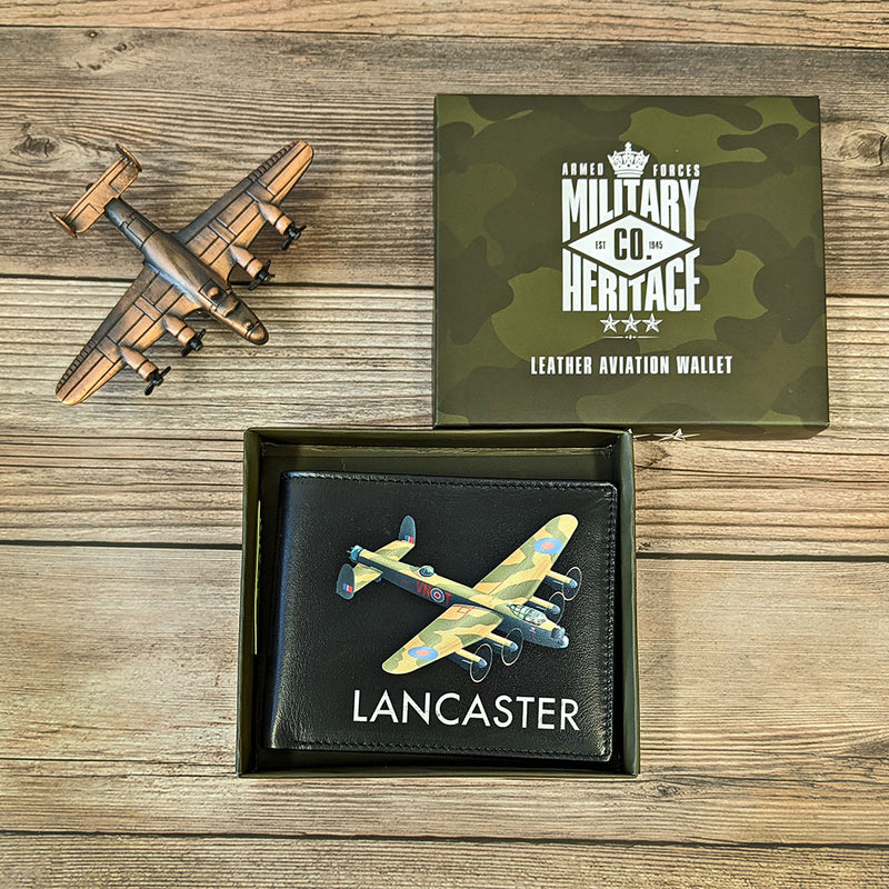 Military Heritage Lancaster Bomber Wallet - RAFATRAD