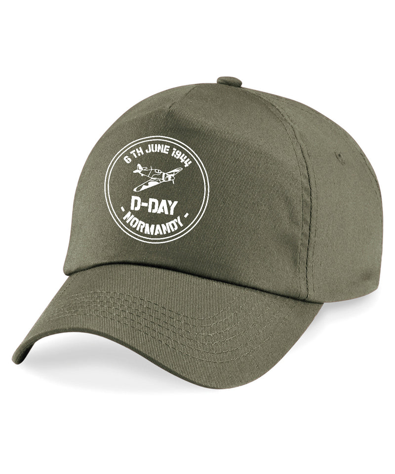 D-Day Anniversary Spitfire Print Cap