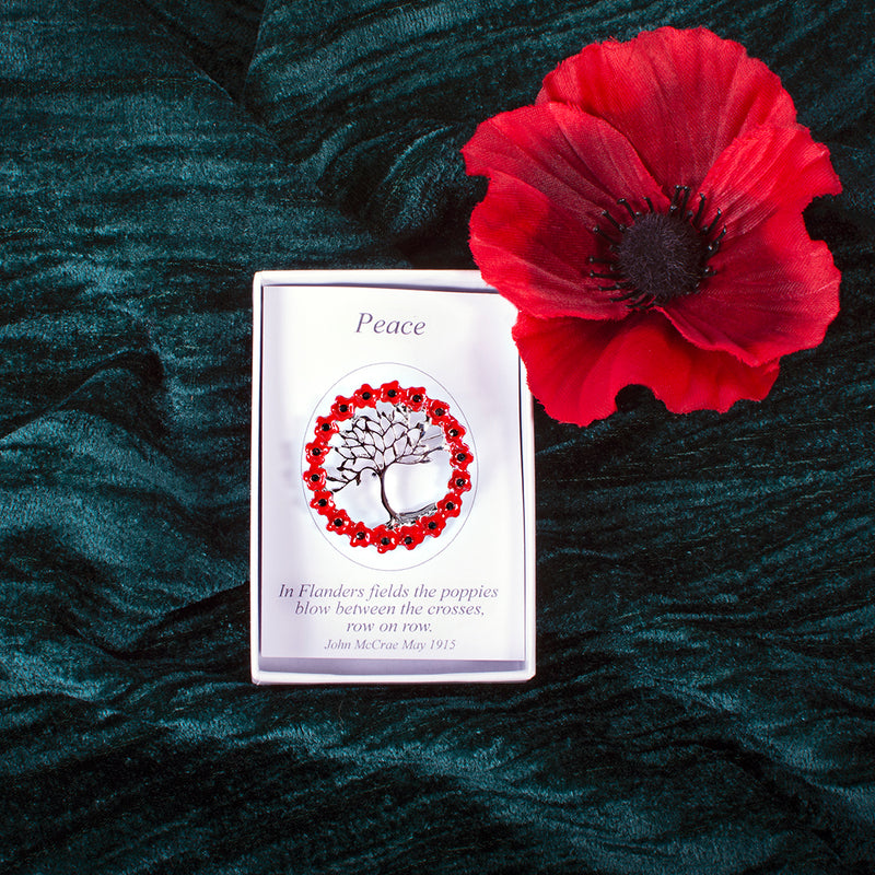 Poppy Brooch Remembrance 