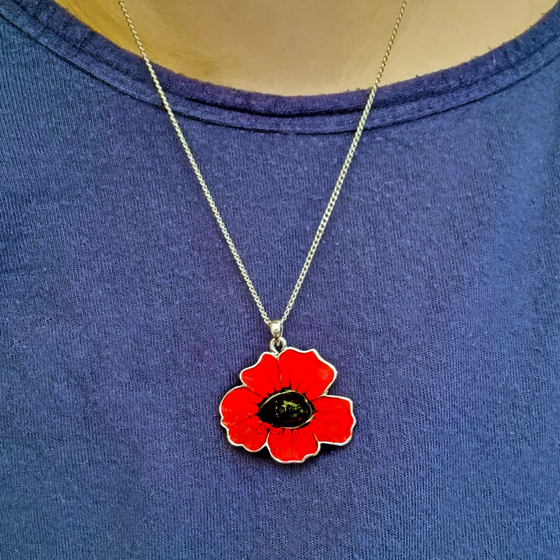 Poppy Necklace RAF 