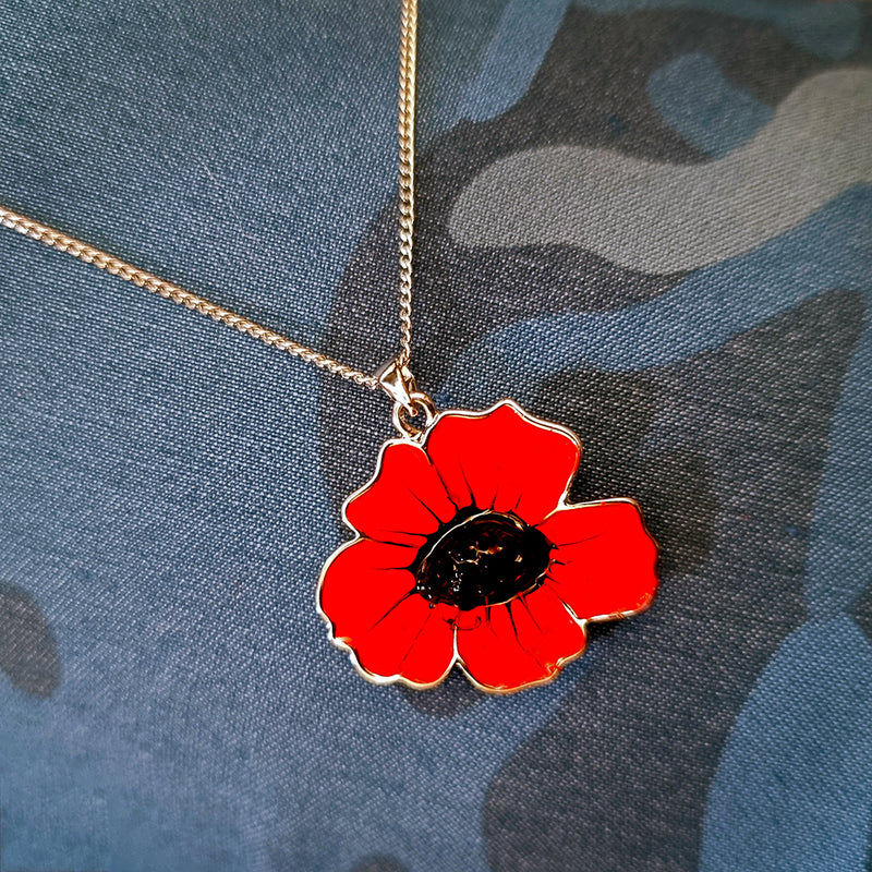 Poppy Necklace RAF 