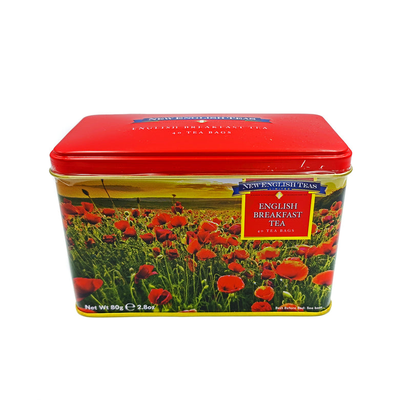 Poppy Tea Bags Tin