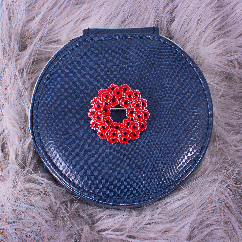 Poppy Wreath Brooch