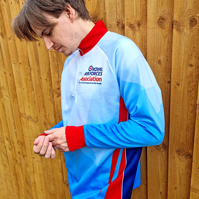 RAF Association Long Sleeve ¼ Zip Track Top - RAFATRAD