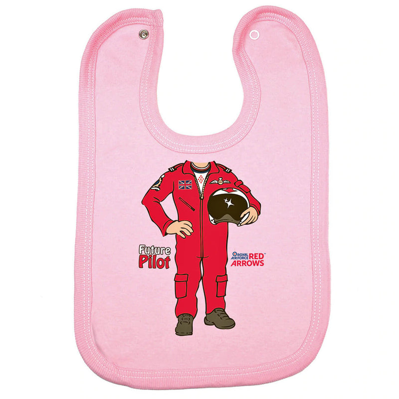 Red Arrows Future Pilot Baby Bib - RAFATRAD