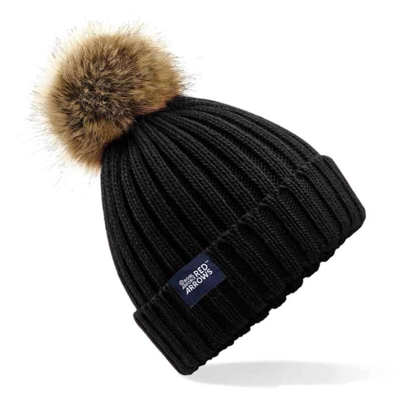 Red Arrows Pom Pom Beanie Hat - RAFATRAD