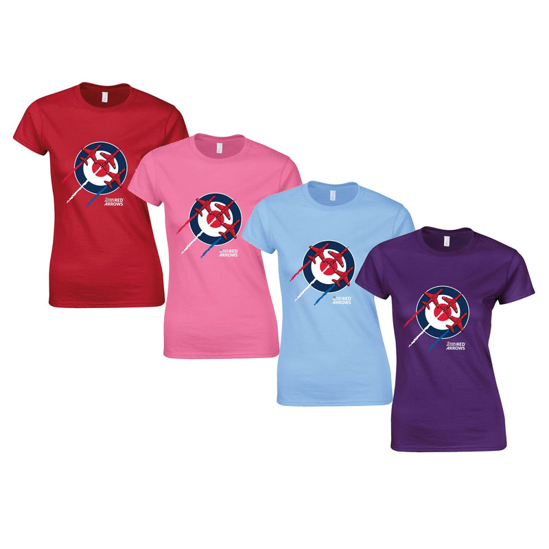 Red Arrows Ladies Roundel T-Shirt - RAFATRAD