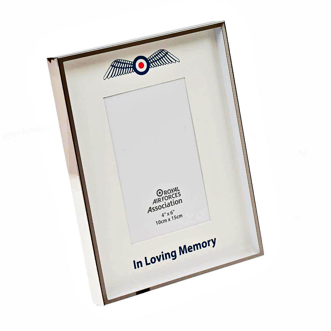 RAFA In Loving Memory Silver Photo Frame | Airforce Gifts | RAFATRAD ...