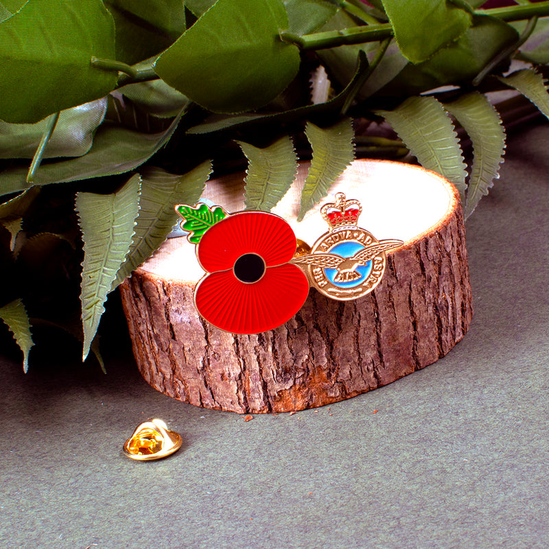 RAF Service Poppy Pin 