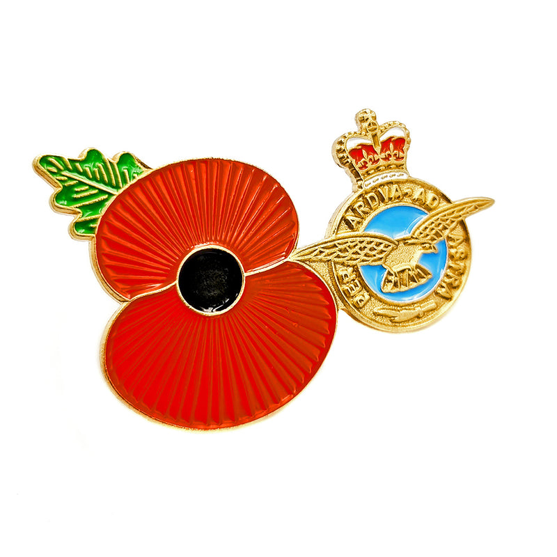 RAF Service Poppy Pin 