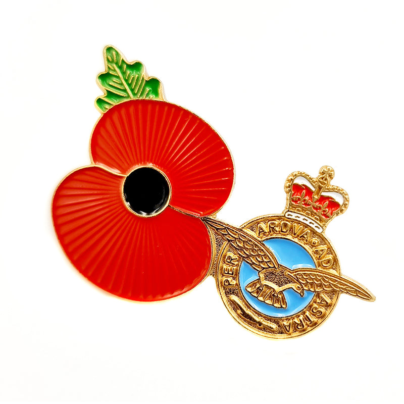 RAF Service Poppy Pin 