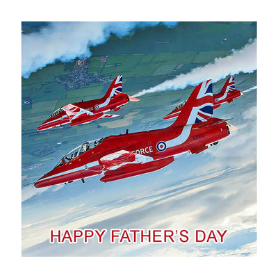 Red Arrows Father's Day Card