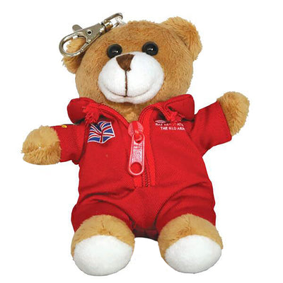 Red Arrows Teddy Bear Keyring - RAFATRAD