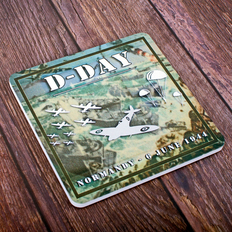 D-Day Photo Coaster